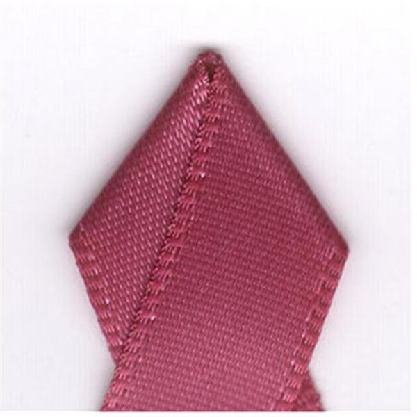 Papilion R074400090169100Y .38 in. Double-Face Satin Ribbon 100 Yards - Rosewood R074400090169100Y - main